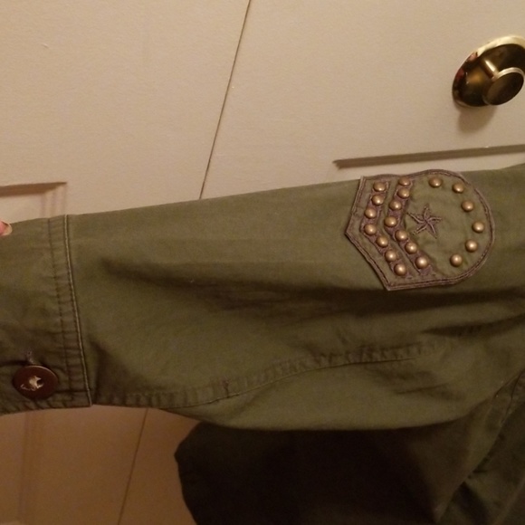 EUC 3/4 SLEEVE LIGHTWEIGHT MILITARY JACKET  SZ.1X - Picture 5 of 8